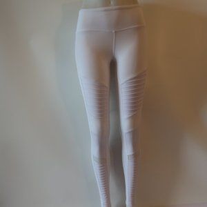 Womens Alo White Activewear Leggings XS  *